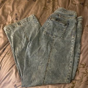 Dear John Beau Super High Rise Wide Leg Princeton Jeans